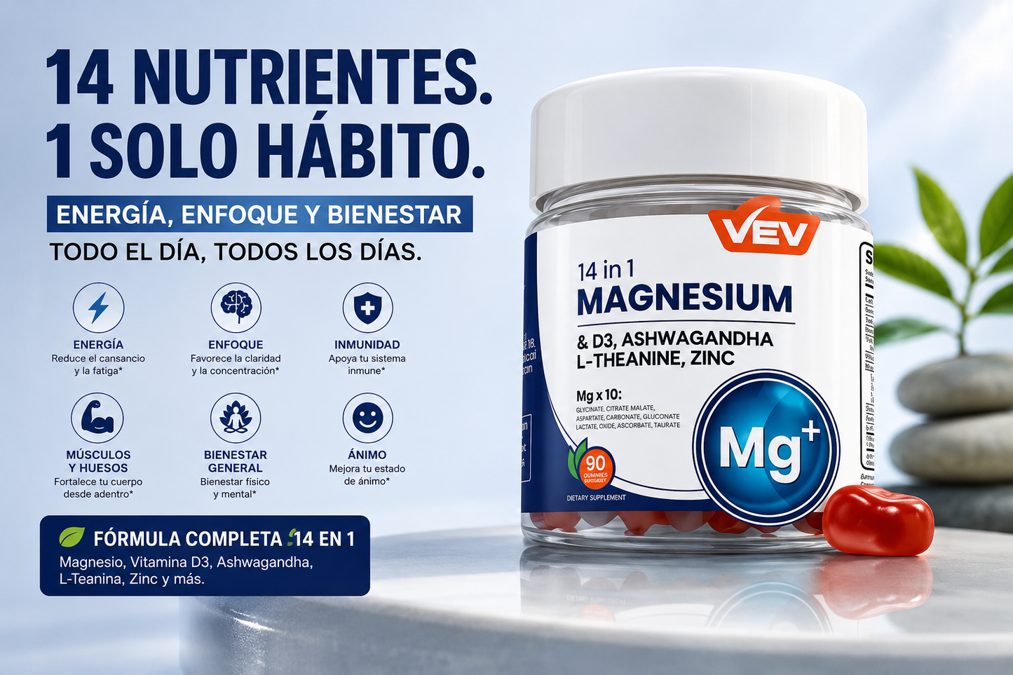 ⚡ Despídete del Cansancio. Dale a tu Cuerpo lo que Necesita.