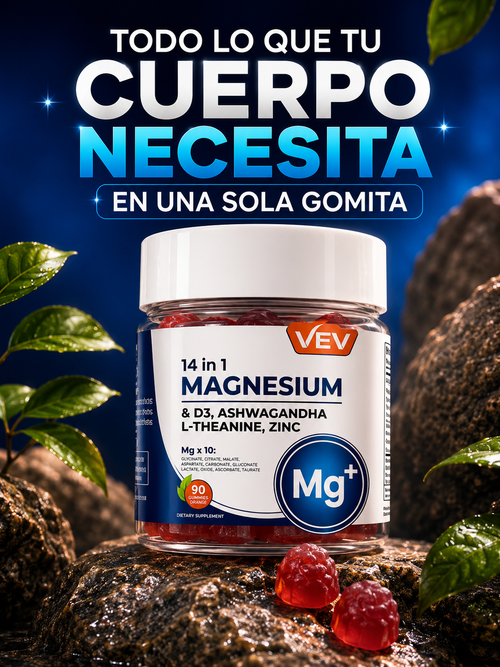 ⚡ Más energía, mejor descanso y menos estrés en una sola gomita.