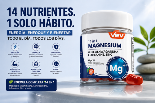 ⚡ Despídete del Cansancio. Dale a tu Cuerpo lo que Necesita.